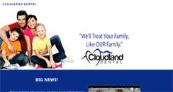 Desktop Screenshot of cloudlanddental.com